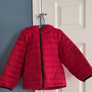 Jumping Beans Vibrant Red Puffer Jacket